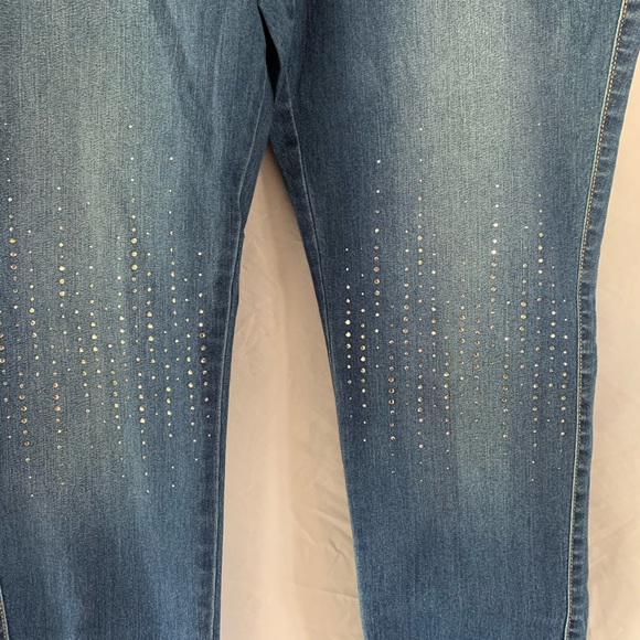 Jennifer Lopez Skinny Jeans With Stones 16P - Picture 3 of 8